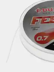 Прозрачный фидерная резина Dunaev FEEDER Gum ,цвет Чёрный/Прозрачный, Фидергам для фидера, леска