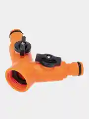 Разветвитель 2-х канальный Четыре сезона на кран 1/2"-3/4"