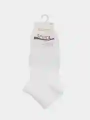 Белый женские носки короткие сеточные