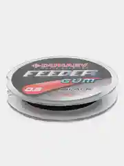 Прозрачный фидерная резина Dunaev FEEDER Gum ,цвет Чёрный/Прозрачный, Фидергам для фидера, леска