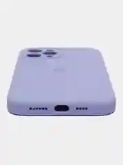 Лавандовый чехол iPhone, Айфон 12 Про Макс, Pro Max, силиконовый