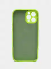 Салатовый чехол iPhone, Айфон 12 Про Макс, Pro Max, силиконовый