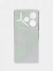 Коралловый меланж силиконовый чехол на Tecno Pova 6 / Текно Пова 6 прозрачный, с рисунком, защита камеры