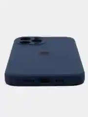 Темно-синий чехол iPhone, Айфон 12 Про Макс, Pro Max, силиконовый
