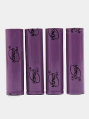 Аккумулятор литий-ионный 18650 1200mah HONGLI (факт 1200mah) плоский + (4 штуки)