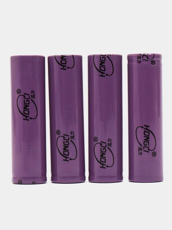 Аккумулятор литий-ионный 18650 1200mah HONGLI (факт 1200mah) плоский + (4 штуки)