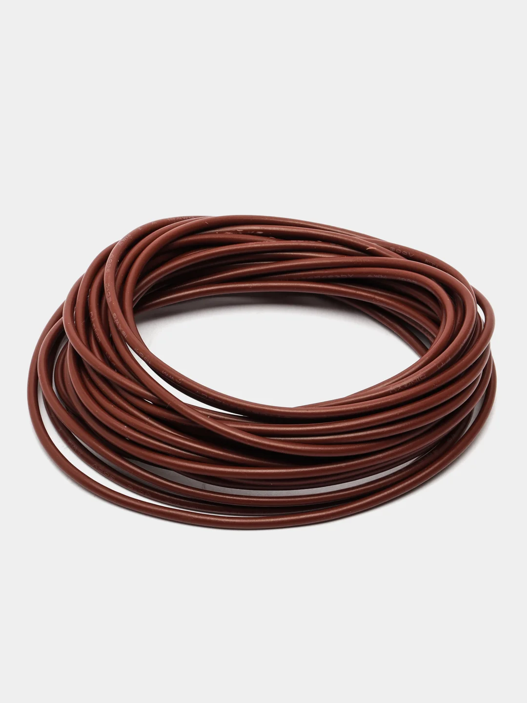 Коричневый провод UL1007 НПнг(C)-HF 18AWG (0.75мм, медь) отрезок 5 метров