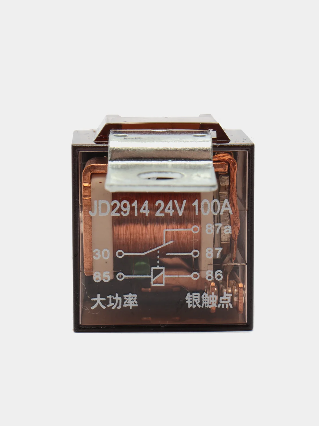 Реле FETE100A JD1914 24VDC 100A 5P с кронштейном