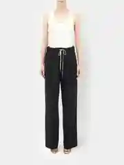 Черный прямые брюки стиль Maison Margiela