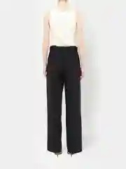 Черный прямые брюки стиль Maison Margiela