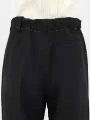 Черный прямые брюки стиль Maison Margiela