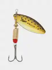 Горчичный блесна вращающаяся в расцветках Aglia Long Silver, на спиннинг, летняя, рыболовная