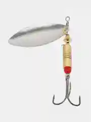 Аметистовый блесна вращающаяся в расцветках Aglia Long Silver, на спиннинг, летняя, рыболовная