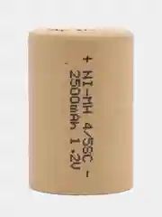 Аккумулятор Ni-Cd 4/5SC 2500mAh 1.2V картонная оболочка