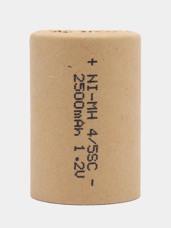 Аккумулятор Ni-Cd 4/5SC 2500mAh 1.2V картонная оболочка