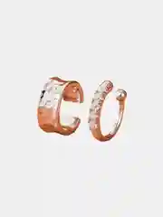 Серый серьги-каффы / каффы / серьги без прокола на ухе