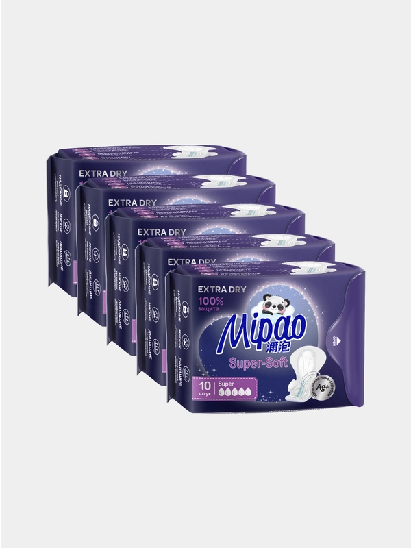 Прокладки женские гигиенические дневные 50 штук Mipao / Мипао