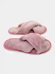 Конфетный тапочки домашние женские, ЖВК/бледно-розовый