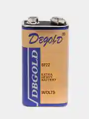 Батарейка 9V 6F22 солевая Крона DBGOLD/K-PAI