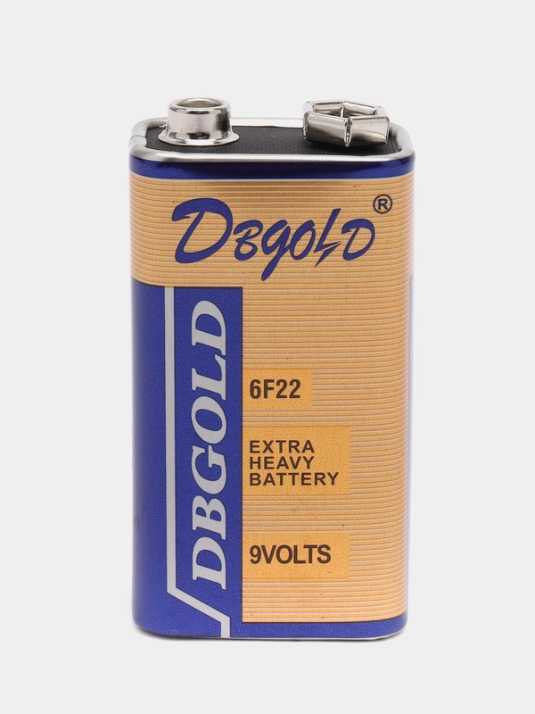 Батарейка 9V 6F22 солевая Крона DBGOLD/K-PAI