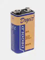 Батарейка 9V 6F22 солевая Крона DBGOLD/K-PAI