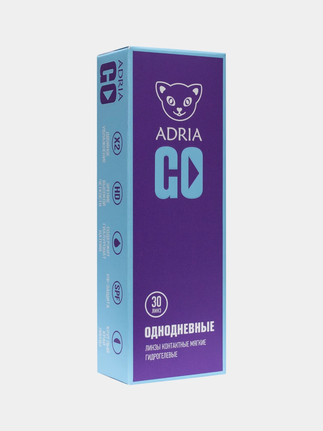 Контактные линзы ADRIA GO, однодневные, все диоптрии, 30 шт