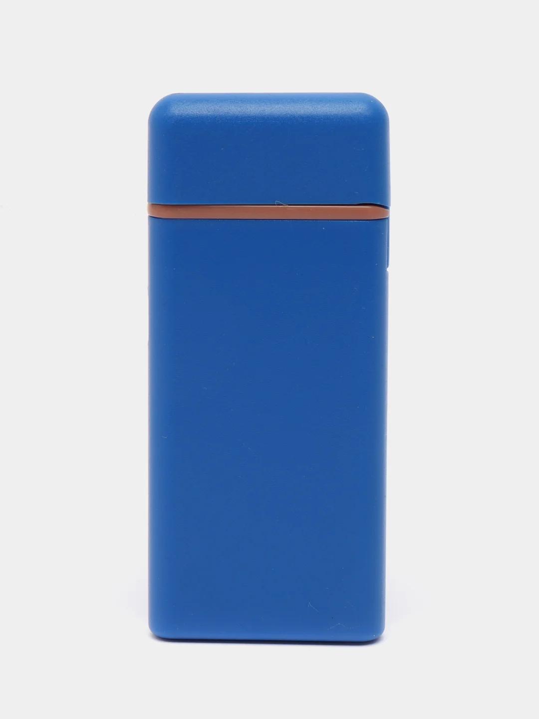 Синий зажигалка электронная USB, ультратонкая, ветрозащитная с зарядкой