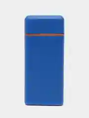 Синий зажигалка электронная USB, ультратонкая, ветрозащитная с зарядкой