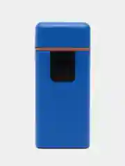 Синий зажигалка электронная USB, ультратонкая, ветрозащитная с зарядкой