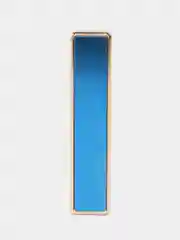 Синий зажигалка электронная USB слайдер, со спиралью ультратонкая, ветрозащитная с зарядкой