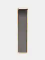Черный зажигалка электронная USB слайдер, со спиралью ультратонкая, ветрозащитная с зарядкой