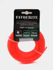 Леска для триммера FAVOURITE FBT 4.0 Star (4,0мм, 15м, звезда)