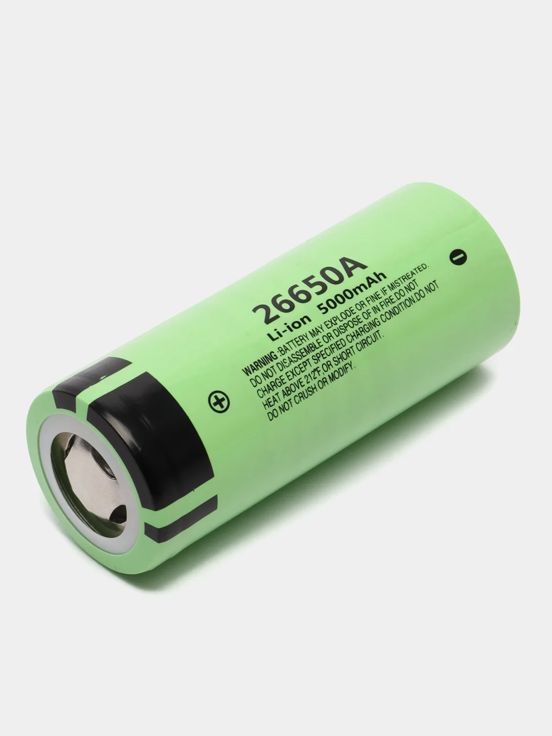 Аккумулятор литий-ионный, 26650, 5000 mAh, NCR26650, 3.7 V