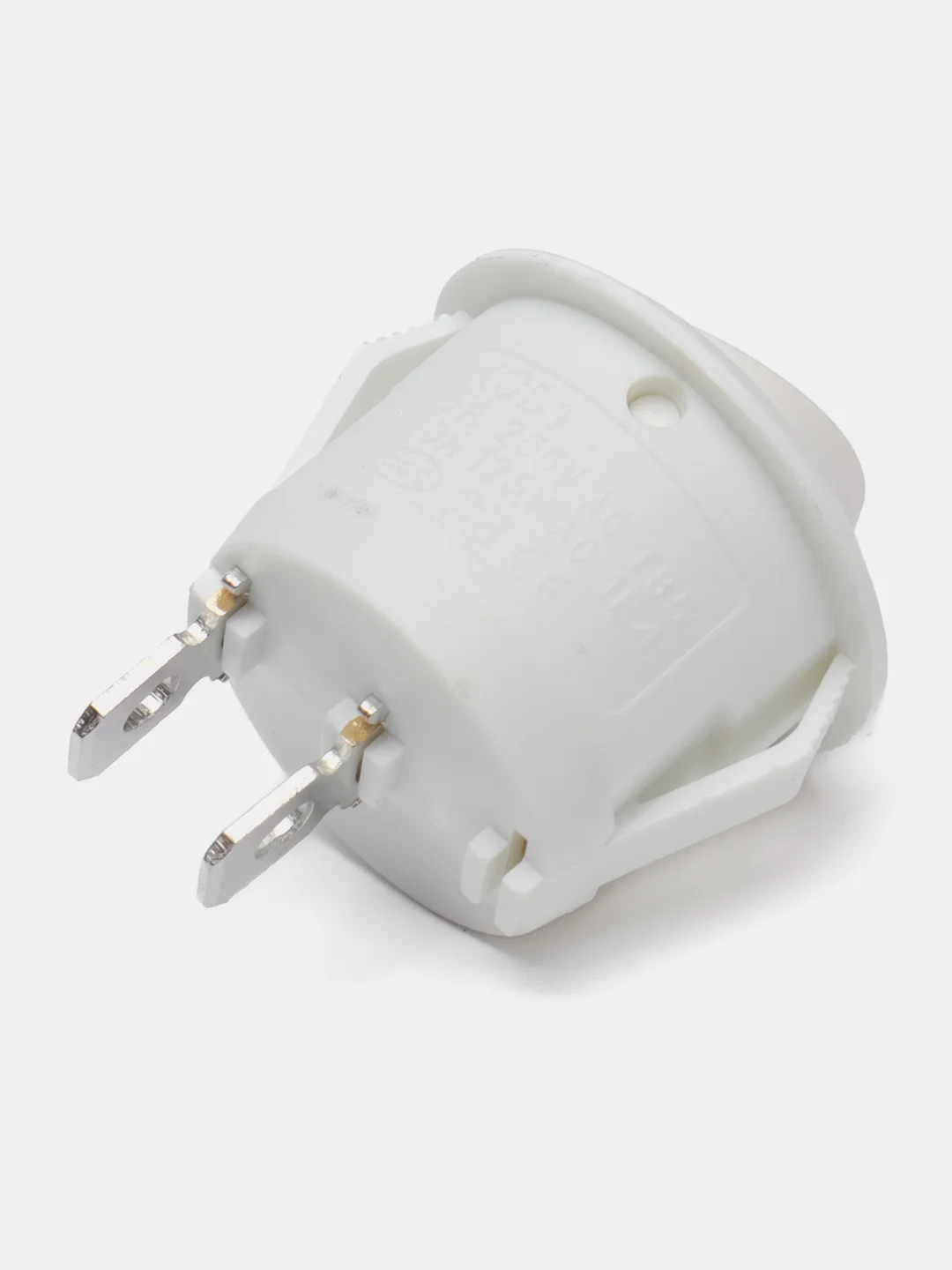 Переключатель KCD1-05 ON-OFF 6A 250V (2 контакта) белый (5 штук)