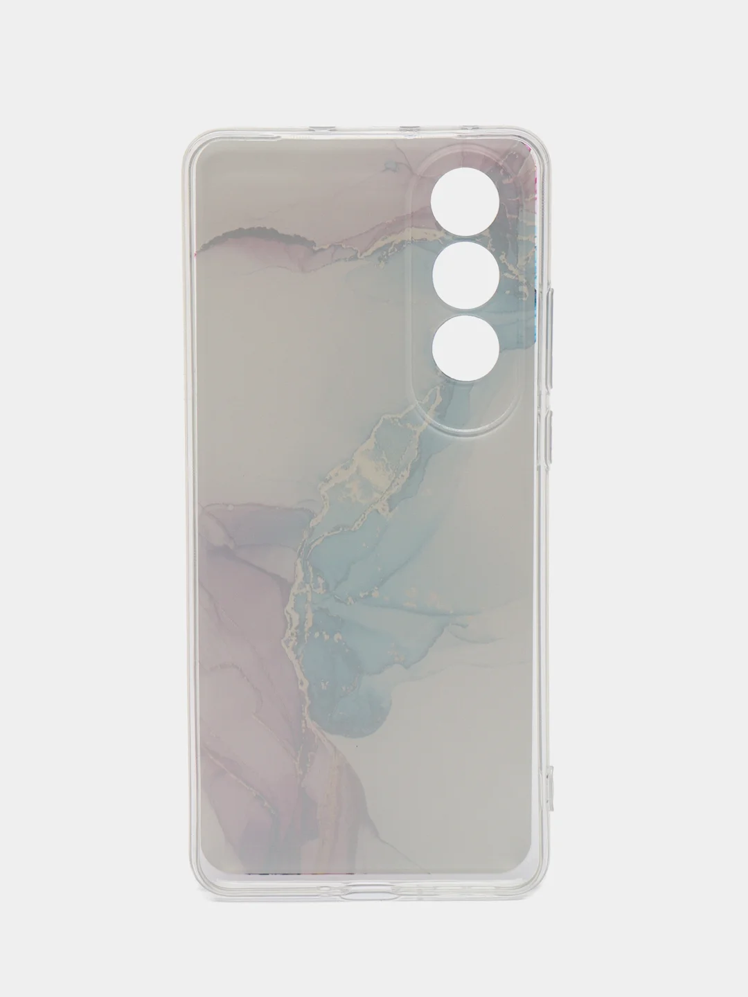Ледяной силиконовый чехол на Oneplus Nord CE4 / Ван Плас Норд СЕ4 прозрачный, с рисунком
