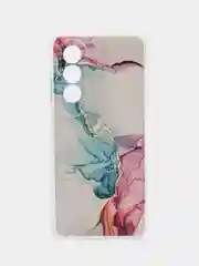 Ледяной силиконовый чехол на Oneplus Nord CE4 / Ван Плас Норд СЕ4 прозрачный, с рисунком