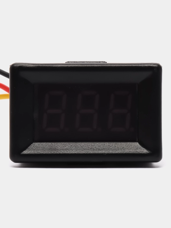 Вольтметр цифровой 0.36 0-30V красный 3 провода