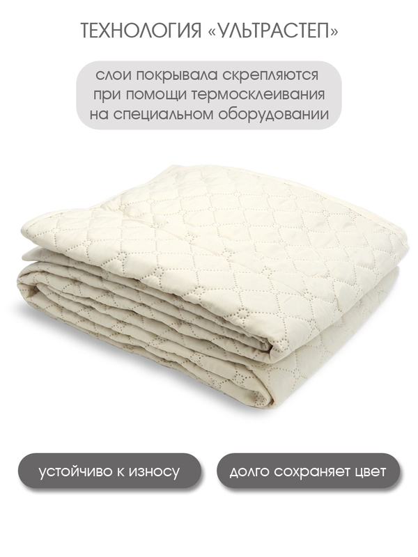 Покрывало "ND HOME", бежевый, 100% полиэстер 180*200 см
