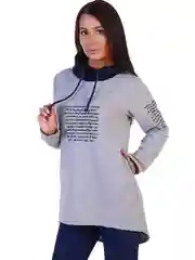 Серый женская толстовка, большие размеры