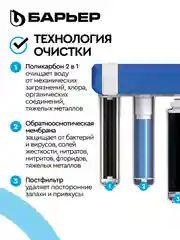 Комплект фильтроэлементов сменных Compact OSMO 100 "БАРЬЕР"