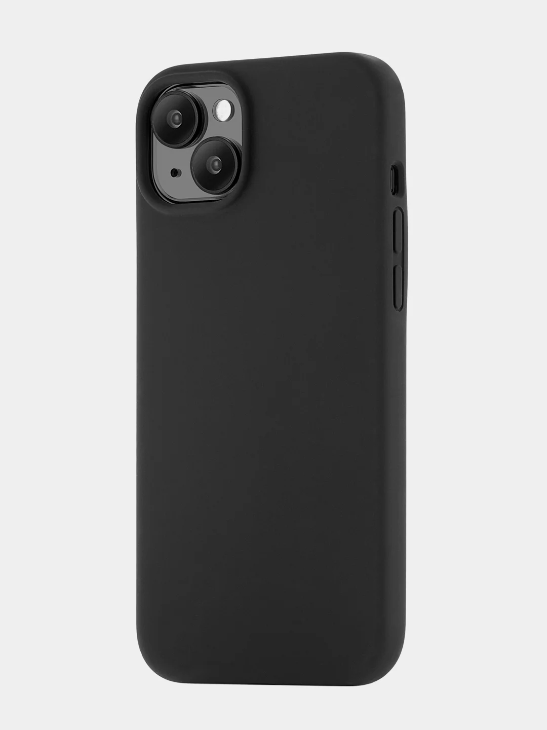 Черный чехол для iPhone 15 Plus uBear Touch Mag Case, MagSafe совместимый, софт-тач