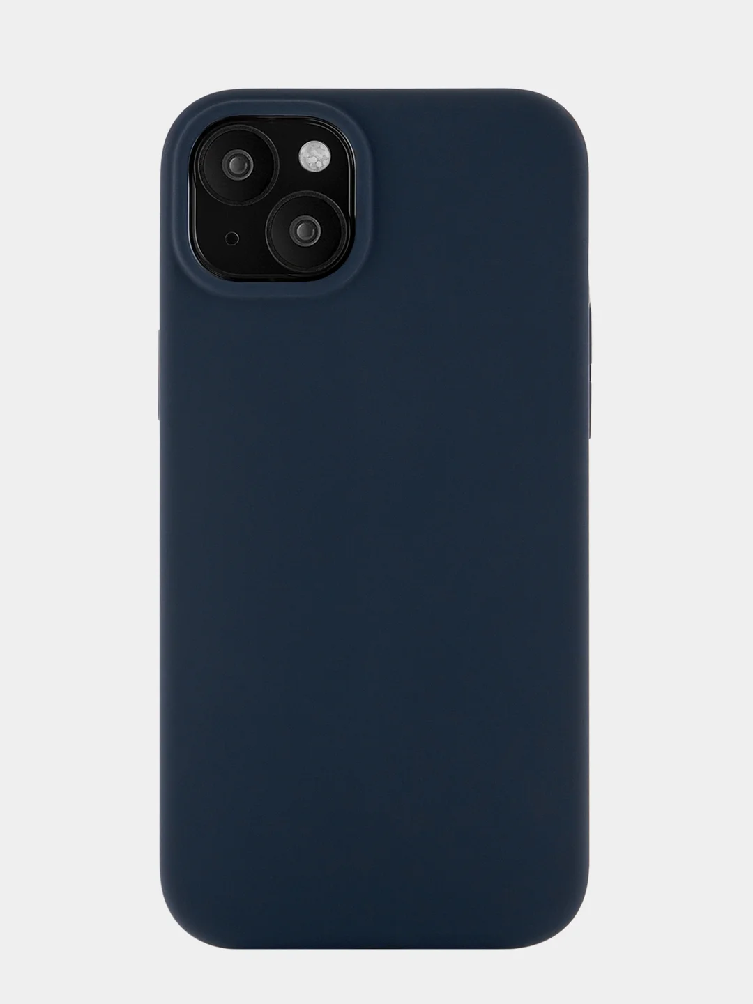 Темно-синий чехол для iPhone 15 Plus uBear Touch Mag Case, MagSafe совместимый, софт-тач