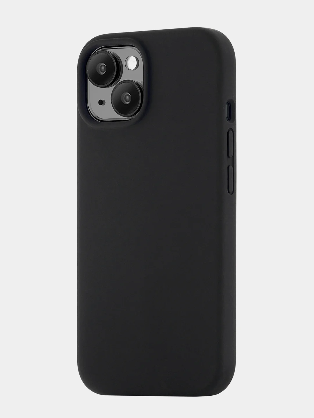 Черный чехол для iPhone 15 uBear Touch Mag Case, MagSafe совместимый, софт-тач