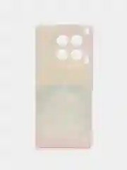Желтый чехол на Tecno Camon 30 4G / Текно Камон 30 4G прозрачный, с рисунком, защита камеры