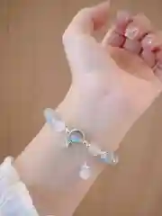 Ледяной женский браслет лунный камень