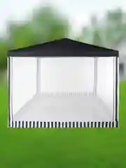Синий шатер садовый для дачи, тент беседка Green Glade 1028/1033/1040/1036/1086, москитная сетка
