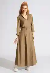 Бежевый платье женское DIMMA fashion studio "Дебби"