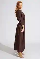 Коричневый платье женское DIMMA fashion studio "Дебби"