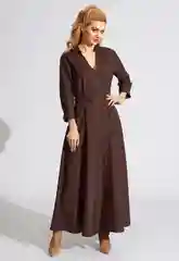 Коричневый платье женское DIMMA fashion studio "Дебби"
