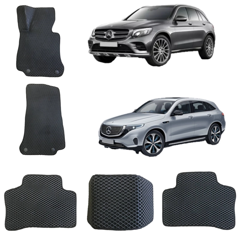 Автомобильные 3D-коврики EVA для Mercedes-Benz GLC X253 (1) / Mercedes-Benz EQC